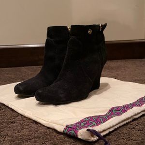 Tory Burch wedge bootie